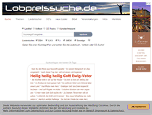 Tablet Screenshot of lobpreissuche.de